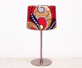 Afrikaanse tafellamp ROSSA | Vlisco Super Wax | 40 cm