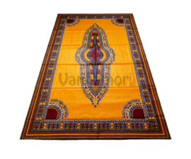 Dashiki stof YELLOW GOLD | ANGELINA Java Prints van VLISCO 100% katoen coupon 180 x 120 cm