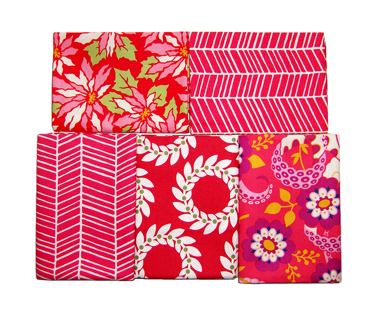 K1 - Bundel van 5 Quiltstoffen | 5 Fat Quarters van 50 x 55 cm