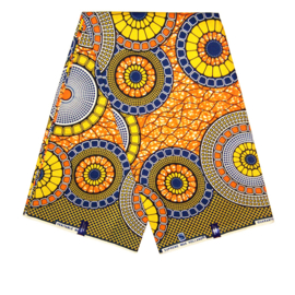 187 Afrikaanse stof | African Ankara Wax Print 100% cotton  | prijs / yard