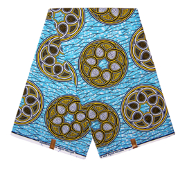 229 Afrikaanse stof | African Wax Print - Ankara fabric - 100% cotton | prijs / yard