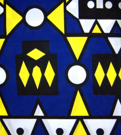 207 Afrikaanse stof | African Wax Print - Samakaka Angola - cotton