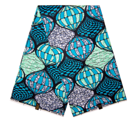 302 Afrikaanse stof | African Super-Wax Print - soft cotton