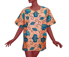 Afrikaans dashiki shirt EMAANI | Ankara african wax print | unisex