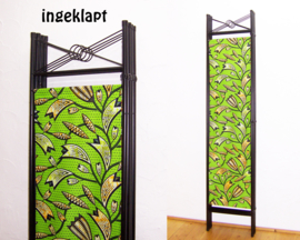 Kamerscherm PARFUMERIE | 3-delig, vouwbaar | Afrikaanse room divider Vlisco | 180 cm x 120 cm