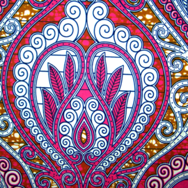 408 Afrikaanse stof | African Wax Print - Ankara fabric - premium soft cotton | prijs / yard