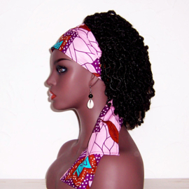 Afrikaans sjaaltje NONIE | african wax print | katoen 118 x 10 cm