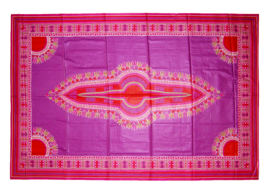 Dashiki stof PURPLE | ANGELINA Java Prints van VLISCO | 2 yards = 1 dashiki patroon