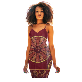 164 Afrikaanse stof | African Wax Print - Polycotton | prijs / yard