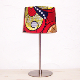 Afrikaanse tafellamp ROSSA | Vlisco Super Wax | 40 cm