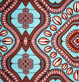 204 Afrikaanse stof | African Wax Print - Ankara fabric - 100% cotton | prijs / yard