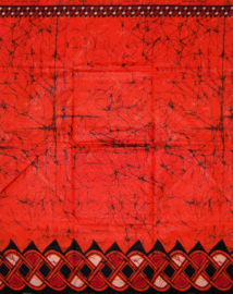 282 Afrikaanse stof | African Fanga Super-Wax Print - Polycotton | prijs / yard