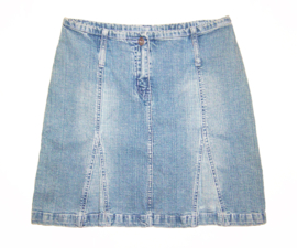 DENIM mini rok | stretch jeans rokje / spijkerrok | maat M