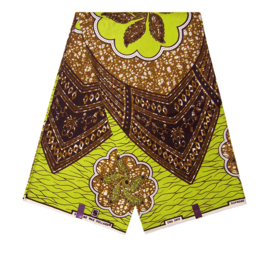368 Afrikaanse stof | African Wax Print - 100% cotton  | prijs / yard