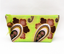 DAMISI make-up tasje van katoen met paisley print