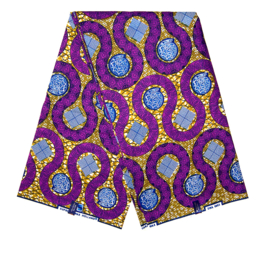 197 Afrikaanse stof | African Wax Print - Ankara fabric - 100% cotton | per yard