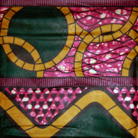 134 Afrikaanse stof | African Wax Bazin (Damast) cotton | prijs / yard