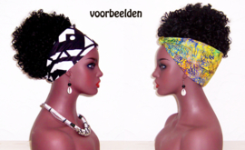 BANDANA SAMAKAKA #13 afrikaanse print hoofddoek katoen