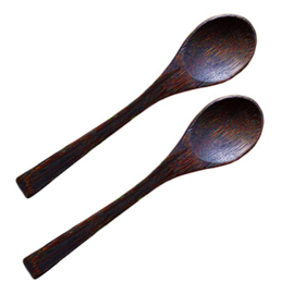 Kokosnoot cocktailglazen + lepels / coconut cocktail cups + spoons (set van 2)