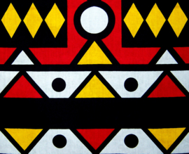 Hoofddoek SAMACACA | afrikaanse print | katoen 111 x 31 cm