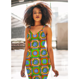 159 Afrikaanse stof | African Ankara Wax Print 100% cotton  | prijs / yard