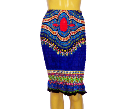 African Gypsy smock rok DONKERBLAUW | ook als topje