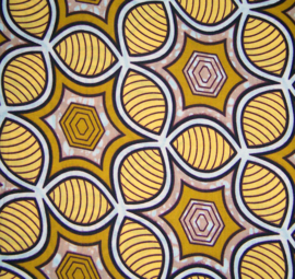 396 Afrikaanse stof | African Wax Print - Ankara fabric - premium soft cotton | prijs / yard