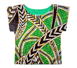 Dashiki set BABY BOY JUNGLE | shirt + luierbroekje | Vlisco Super-Wax | maat 62/68 = 3-6 maanden