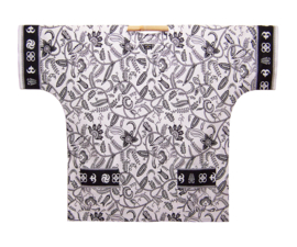 Afrikaans dashiki shirt GRACE | african wax print | maat 4XL/5XL