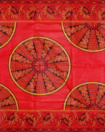 165 Afrikaanse stof | African Wax Print - Polycotton | prijs / yard