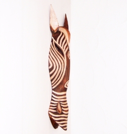 ZEBRA masker 50 cm | houten afrikaans dierenmasker (#10)