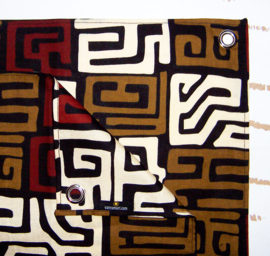 Afrikaanse SERVETTEN Kuba | set van 2 | african wax print napkins  | 35 x 35 cm | 100% katoen