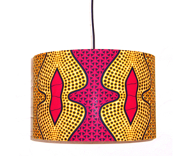 LULU afrikaanse lampenkap | African Wax Print | Ø 35 cm