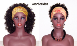BANDANA SAMAKAKA #13 afrikaanse print hoofddoek katoen