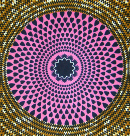416 Afrikaanse stof | African Wax Print - Ankara fabric - soft cotton | prijs / yard