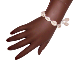 COWRIE shell enkelketting / armband naturel | kauri schelpen