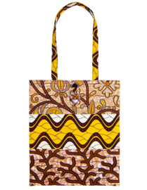 Afrikaanse schoudertas / shopper JOIA african wax | met tashanger