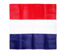 BANDANA NEDERLAND 55x55 cm hoofddoek zakdoek NL vlag