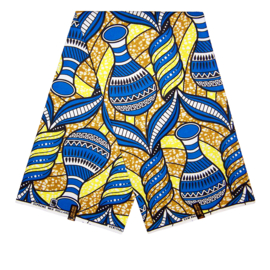 238 Afrikaanse stof | African Super-Wax Print - soft cotton