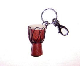 Sleutelhanger DJEMBE DRUM | afrikaans trommeltje | hout #6