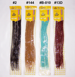 Salon's Choice  Dread Locks | 12 dubbele dreads Best Quality | #2