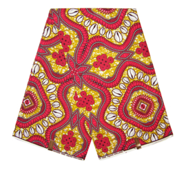 205 Afrikaanse stof | African Wax Print - Ankara fabric - 100% cotton | prijs / yard