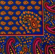 171 Afrikaanse stof | African Wax Paisley Print - Polycotton / yard