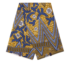 372 Afrikaanse stof | African Ankara Wax Print 100% cotton  | prijs / yard