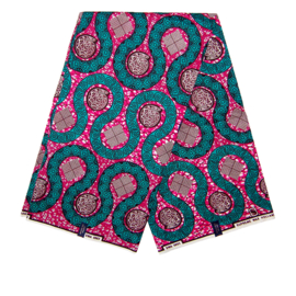 186 Afrikaanse stof | African Wax Print - Ankara fabric - 100% cotton | prijs / yard
