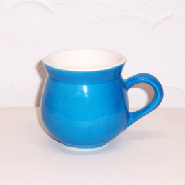 Borrelset Lichtblauw van Dishes & Deco | 2 Mokken + 2 Snackborden Ø 27,5 cm | aardewerk