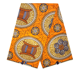 347 Afrikaanse stof | African Ankara Wax Print 100% cotton  | prijs / yard