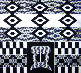 338 Afrikaanse stof | Kente Ghana - African Wax Print - Polycotton