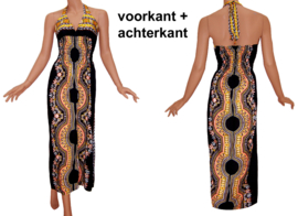 African Gypsy halterjurk MOZAIEK WIT | 3 maten