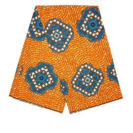 266 Afrikaanse stof | African Wax Print - Ankara fabric - 100% cotton | prijs / yard